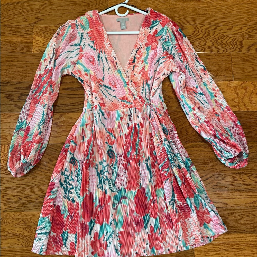 Floral Wrap Dress